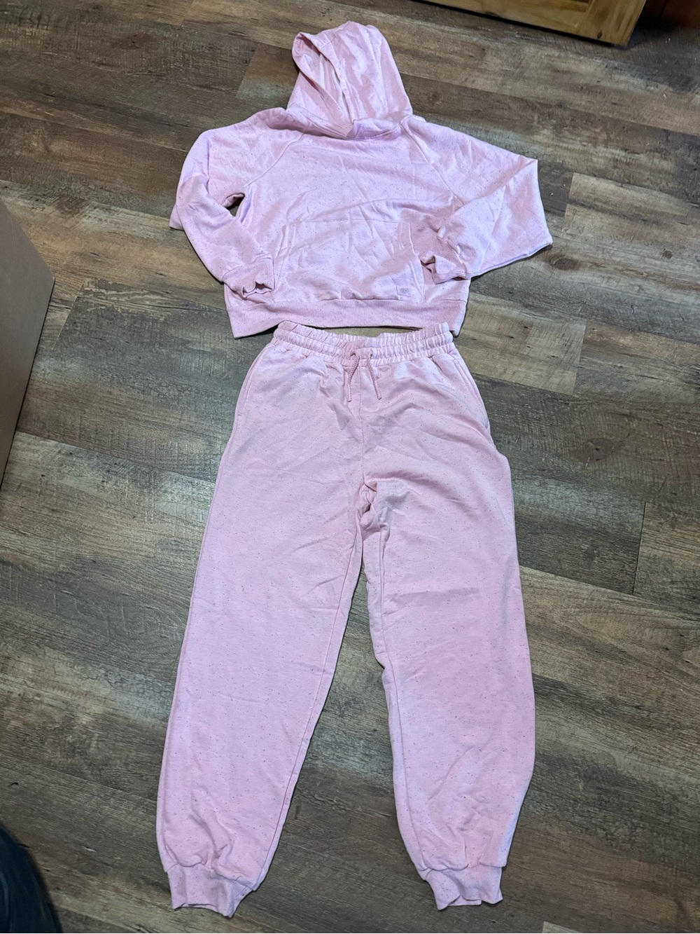 Mondetta Light Pink Kids Hooded jogger Set